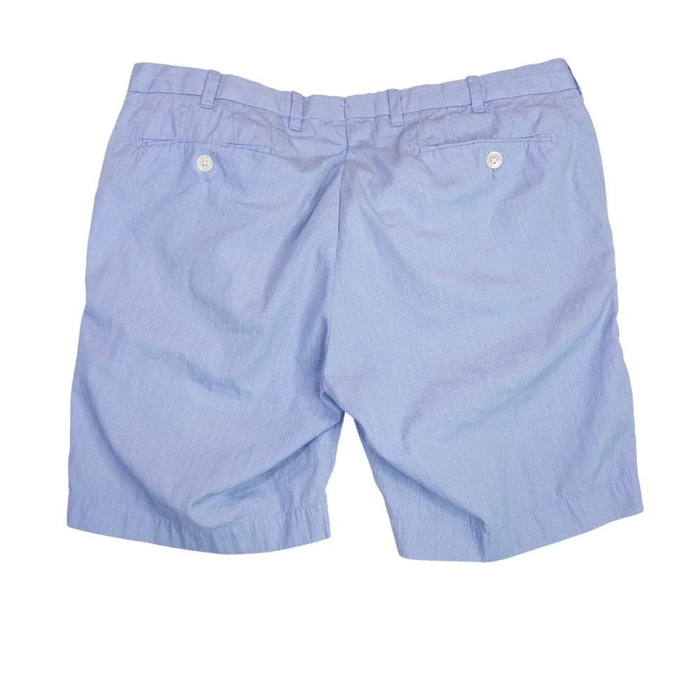 Polo Ralph Lauren Shorts Mens 34 Blue Striped Excellent Slim GI Fit Seersucker